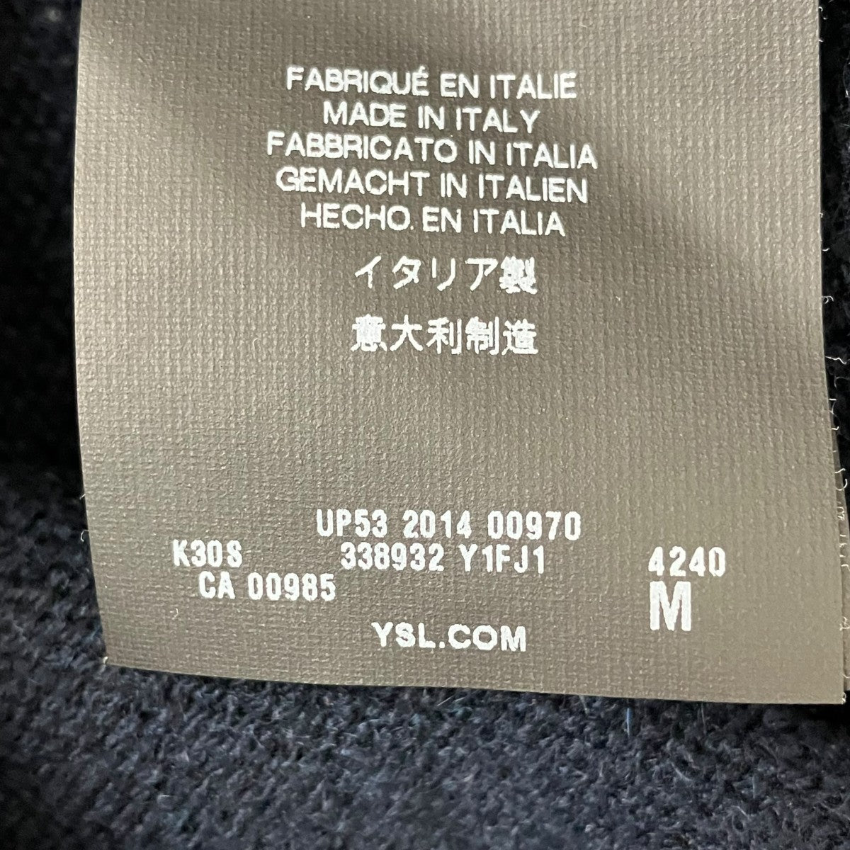 Vネックカシミヤニットセーター338932