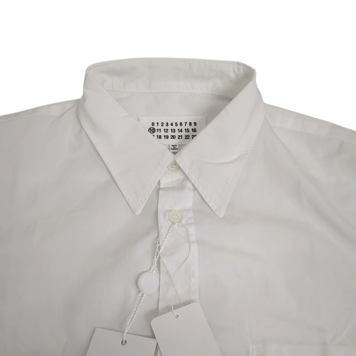 Maison Margiela 20SSガーメントダイ コットンポプリン スリムシャツ長袖シャツS50DL0393 古着・中古-3枚目のアイテム画像