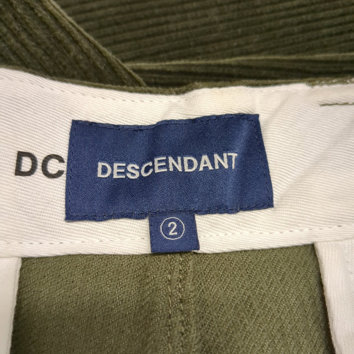 DESCENDANT コーデュロイパンツ 古着・中古-7枚目のアイテム画像
