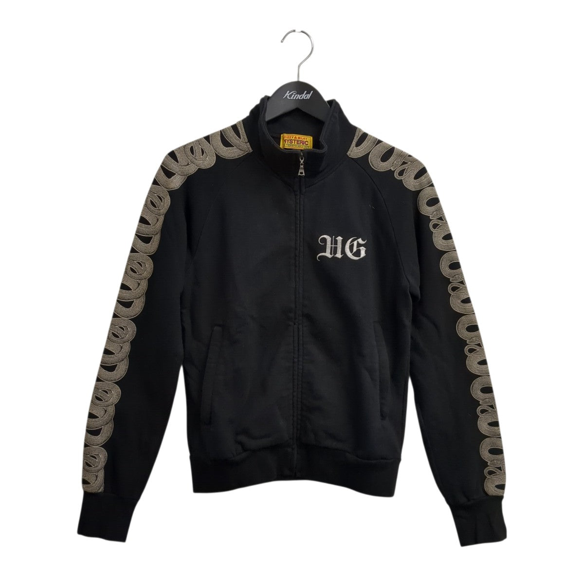 Hysteric Glamour SNAKE LOOP トラックジャケットジップスウェット01221CJ02 古着・中古-1枚目のアイテム画像