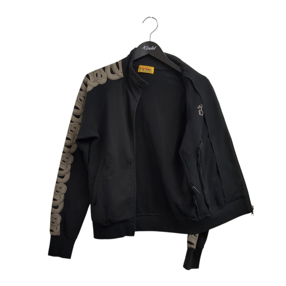 Hysteric Glamour SNAKE LOOP トラックジャケットジップスウェット01221CJ02 古着・中古-2枚目のアイテム画像