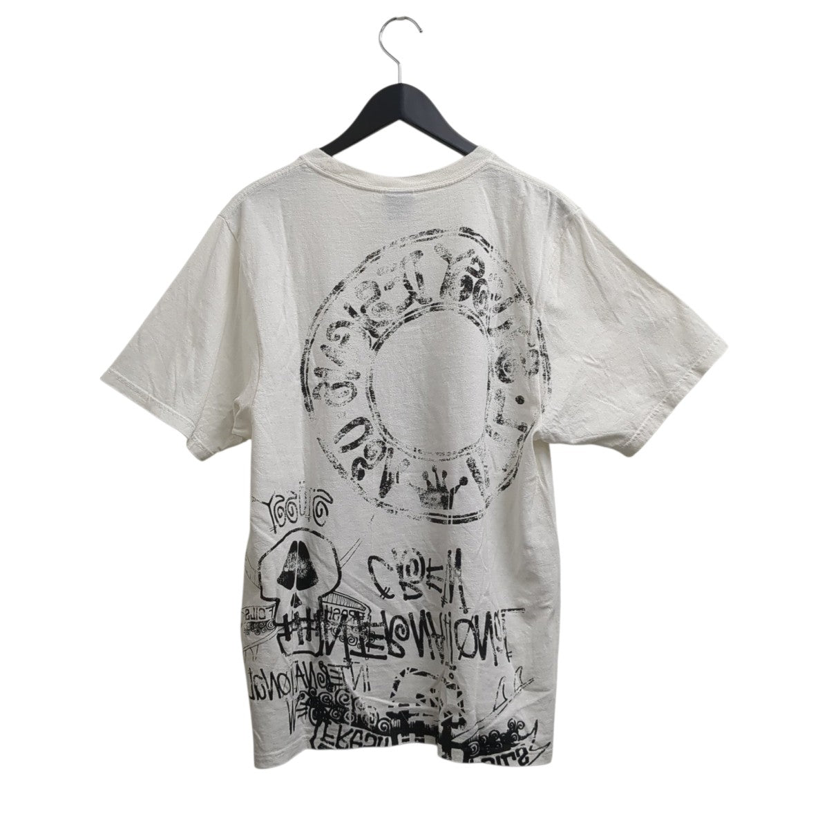stussy Stussy Skulls Tee Pigment Dyed Natural半袖Tシャツ 古着・中古-2枚目のアイテム画像