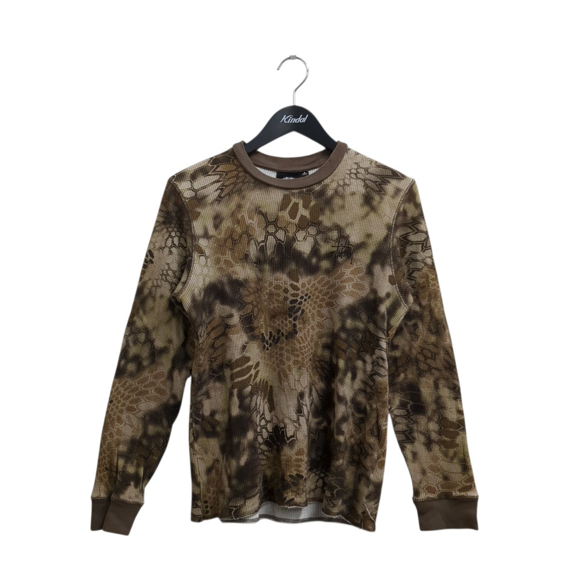 stussy 23AWKryptek Camo Ls ThermalサーマルTシャツ1140336 古着・中古-1枚目のアイテム画像