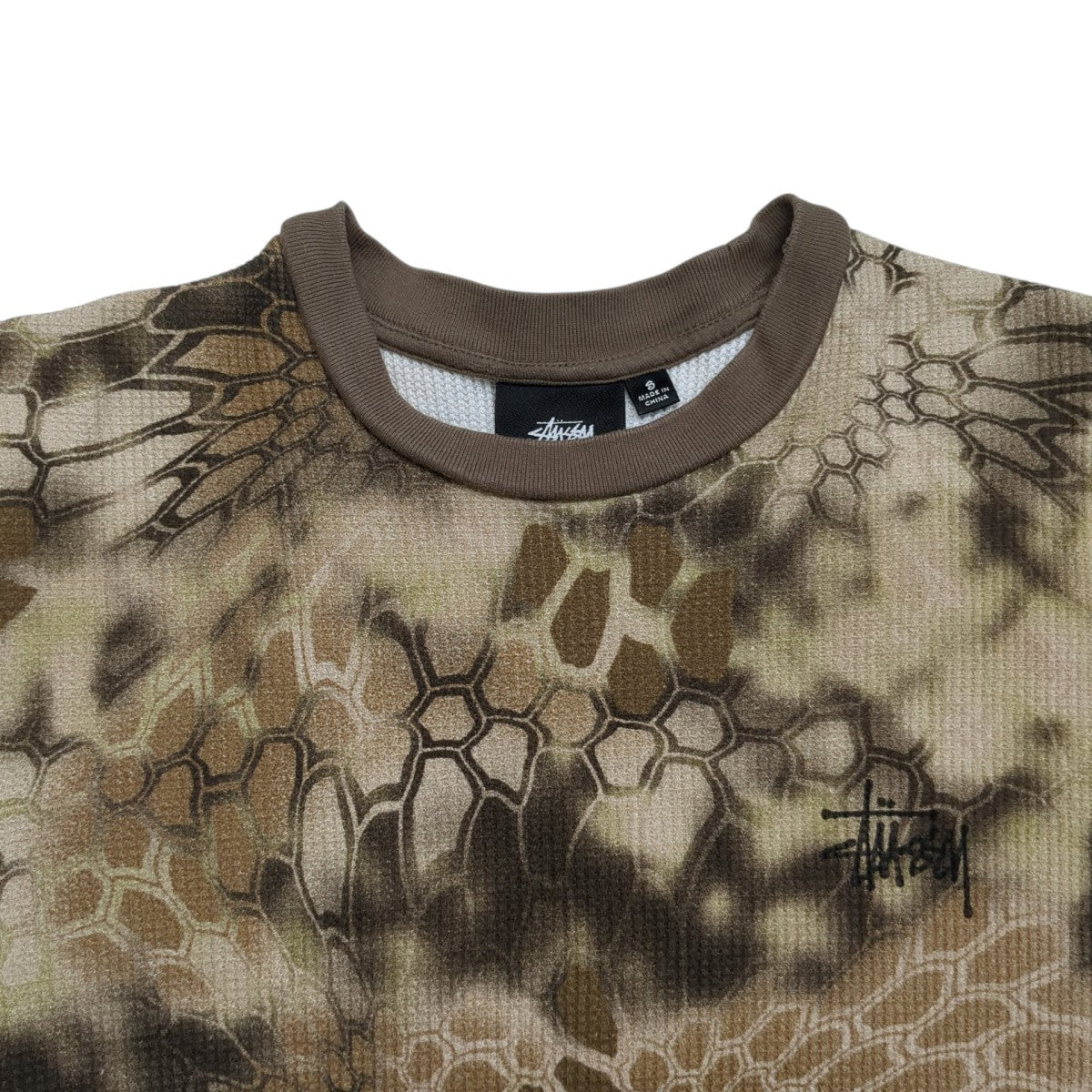 stussy 23AWKryptek Camo Ls ThermalサーマルTシャツ1140336 古着・中古-3枚目のアイテム画像