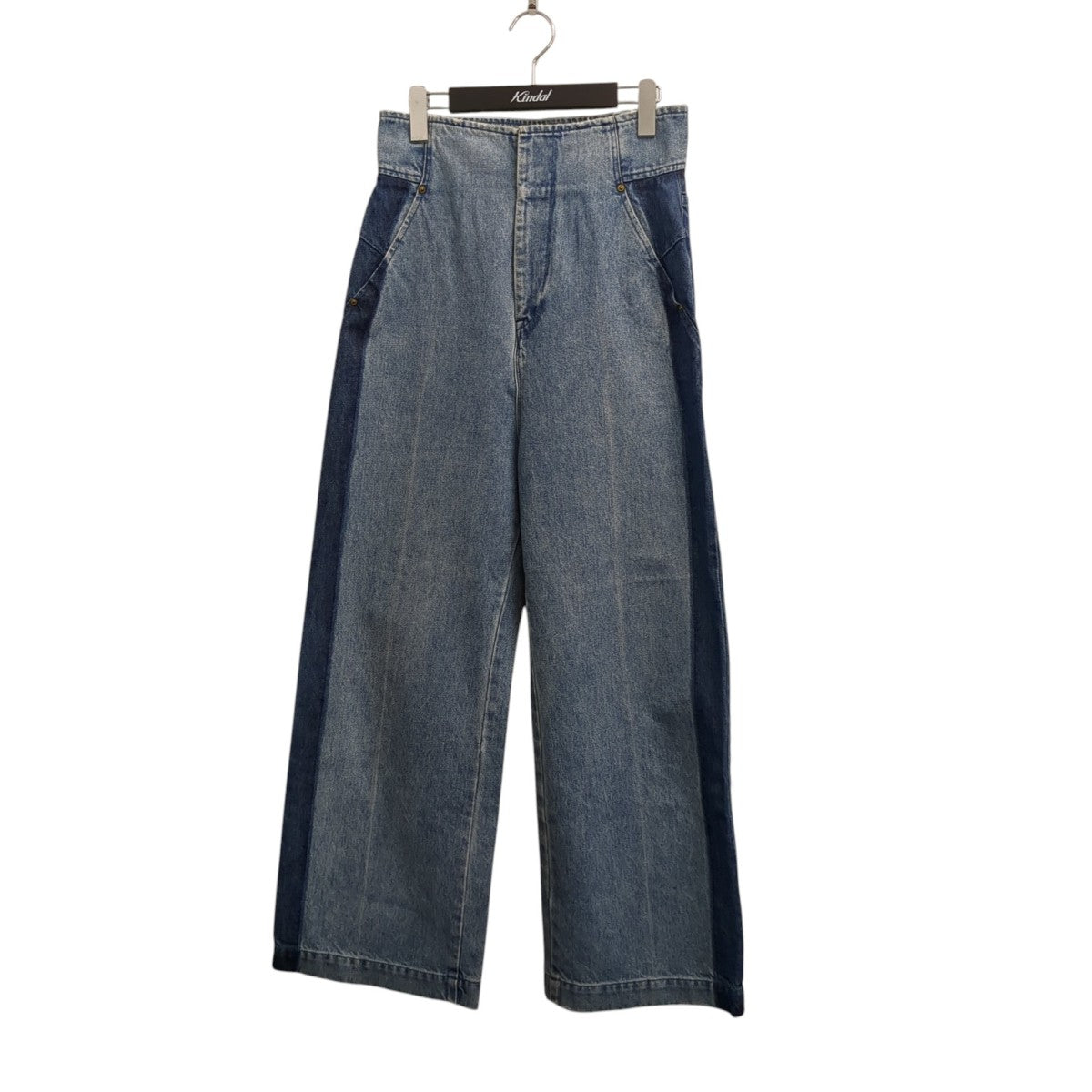 16AWバイカラーデニムワイドパンツデニムパンツMM16AW-PT082