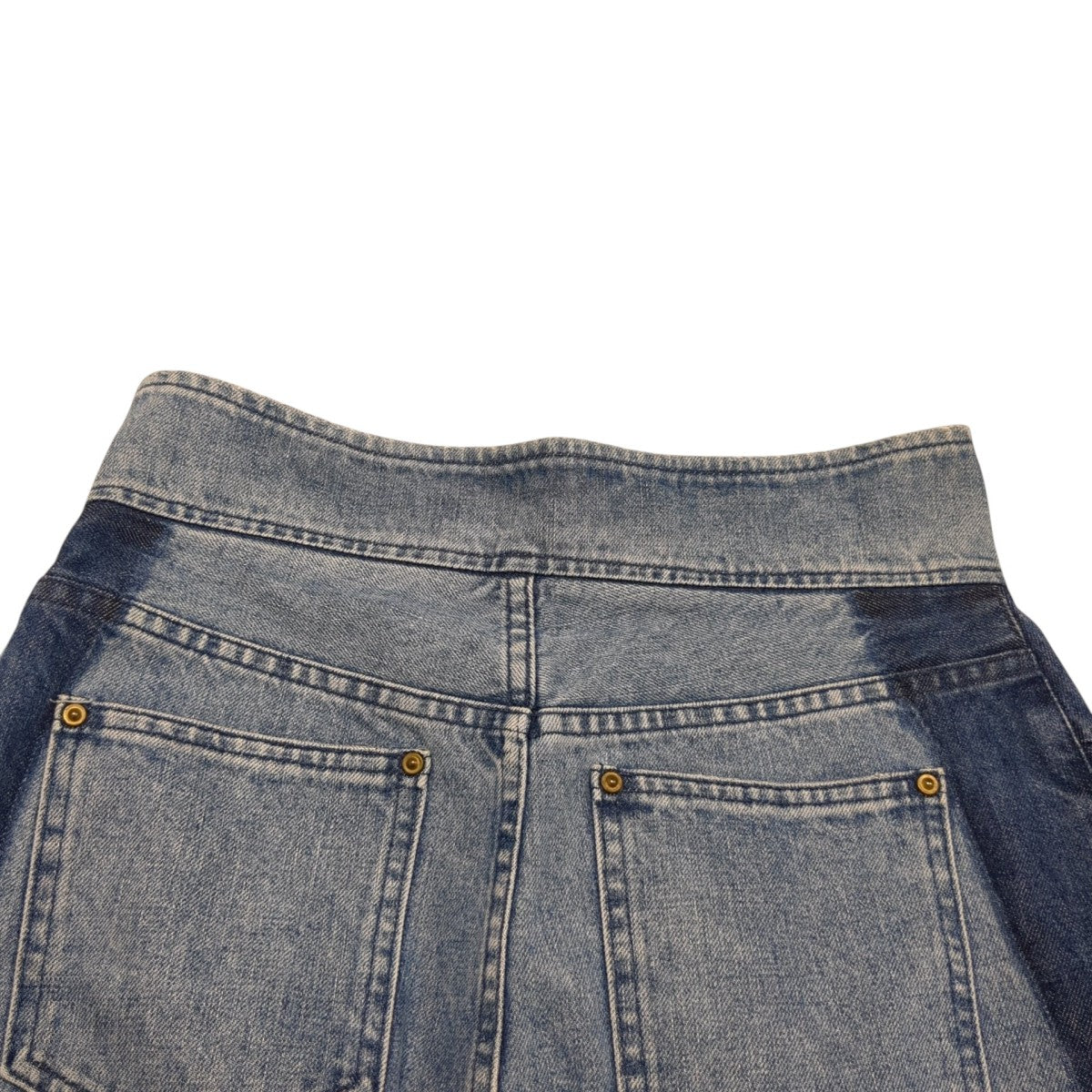 16AWバイカラーデニムワイドパンツデニムパンツMM16AW-PT082