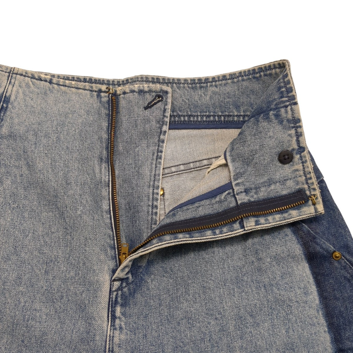 16AWバイカラーデニムワイドパンツデニムパンツMM16AW-PT082