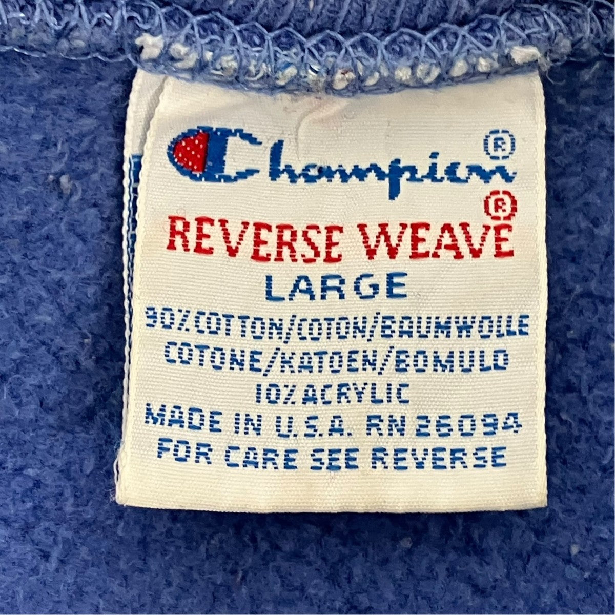 90s REVERSE WEAVEスウェット
