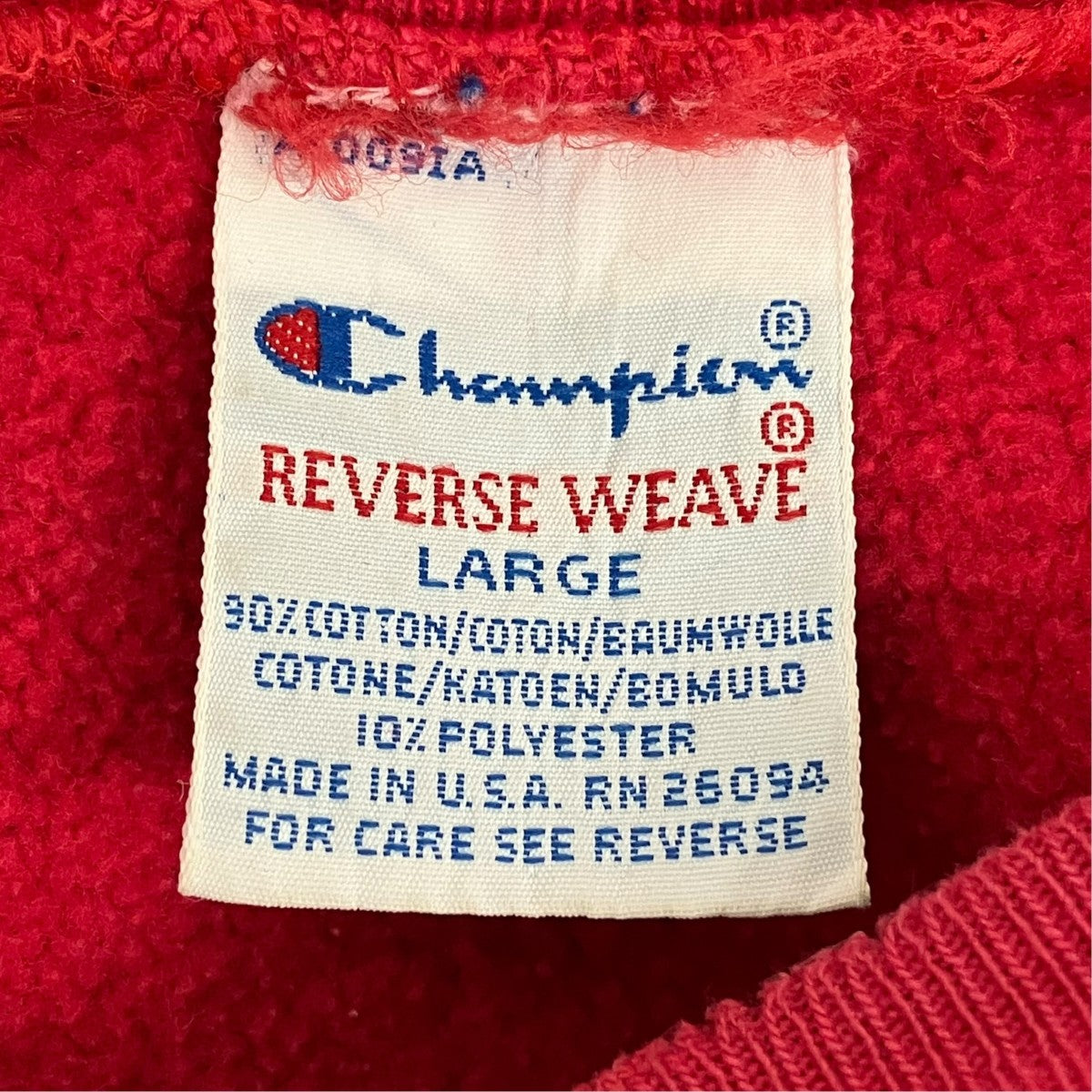 90s REVERSE WEAVEスウェット