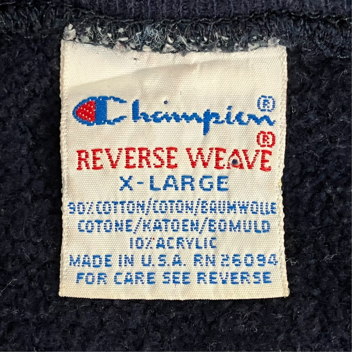 90s REVERSE WEAVEスウェット