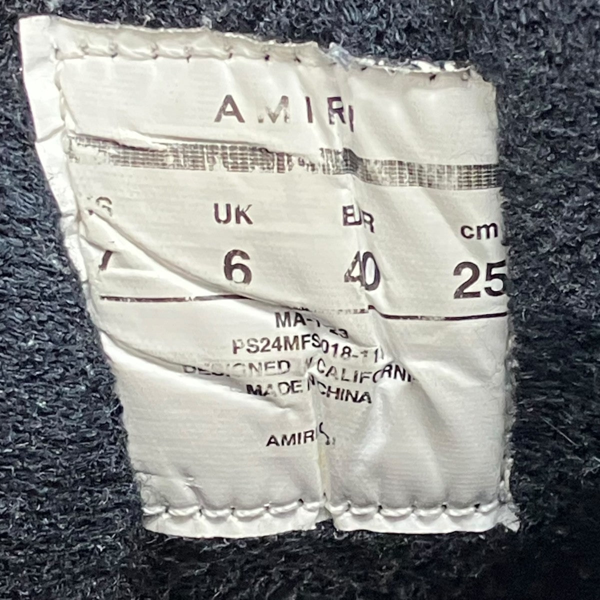 AMIRI スニーカー 古着・中古-10枚目のアイテム画像
