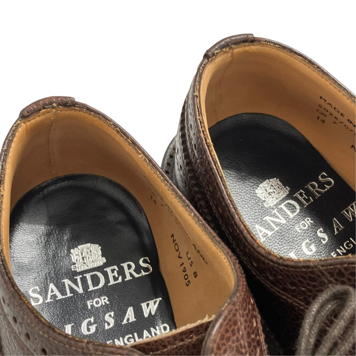 SANDERS レザーシューズNOV1905 古着・中古-8枚目のアイテム画像