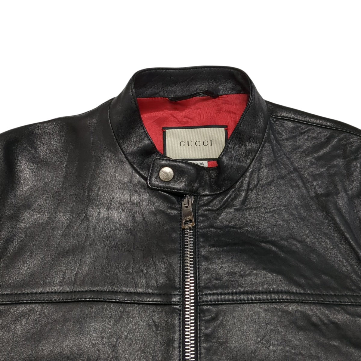 GUCCI レザージャケット264857 古着・中古-4枚目のアイテム画像