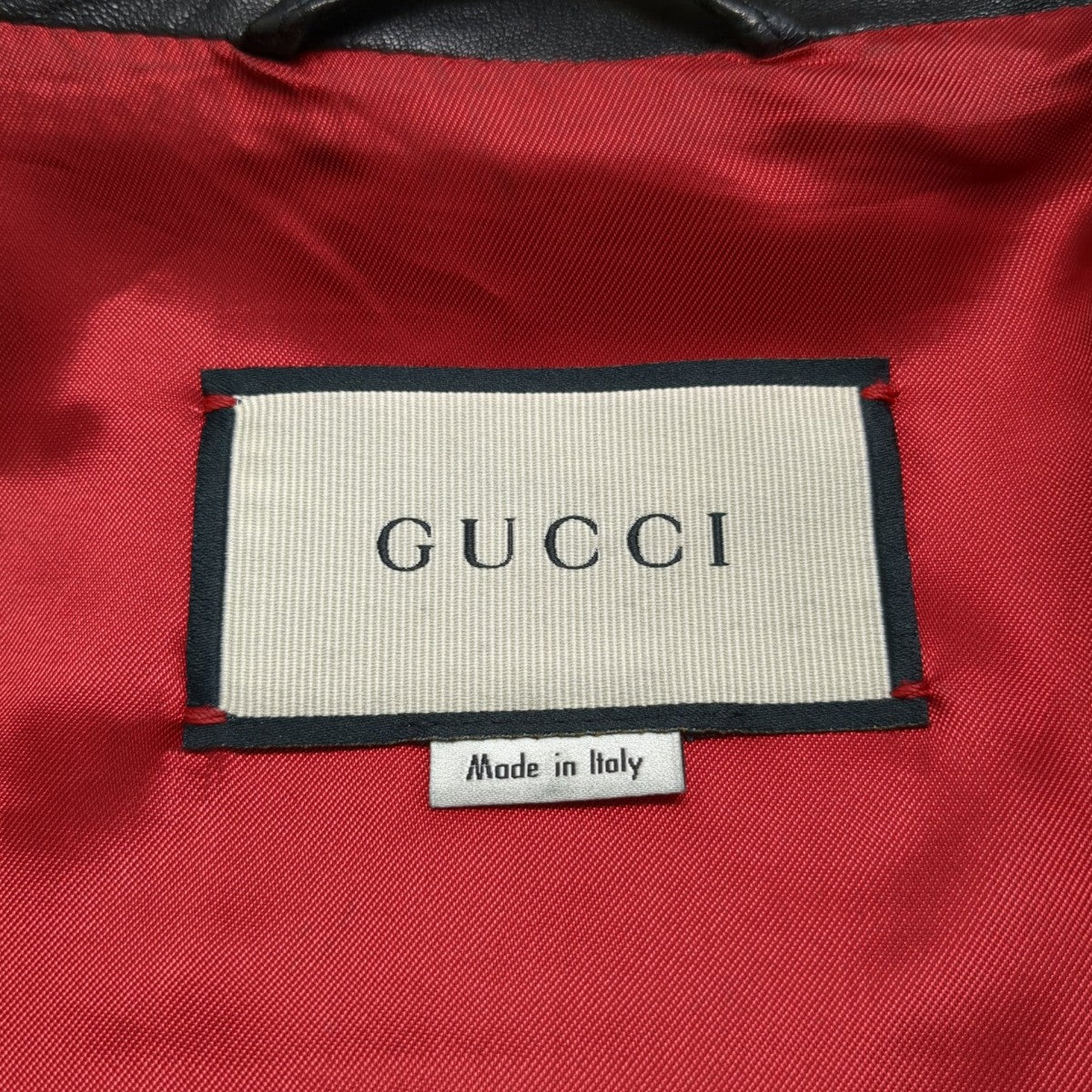 GUCCI レザージャケット264857 古着・中古-7枚目のアイテム画像