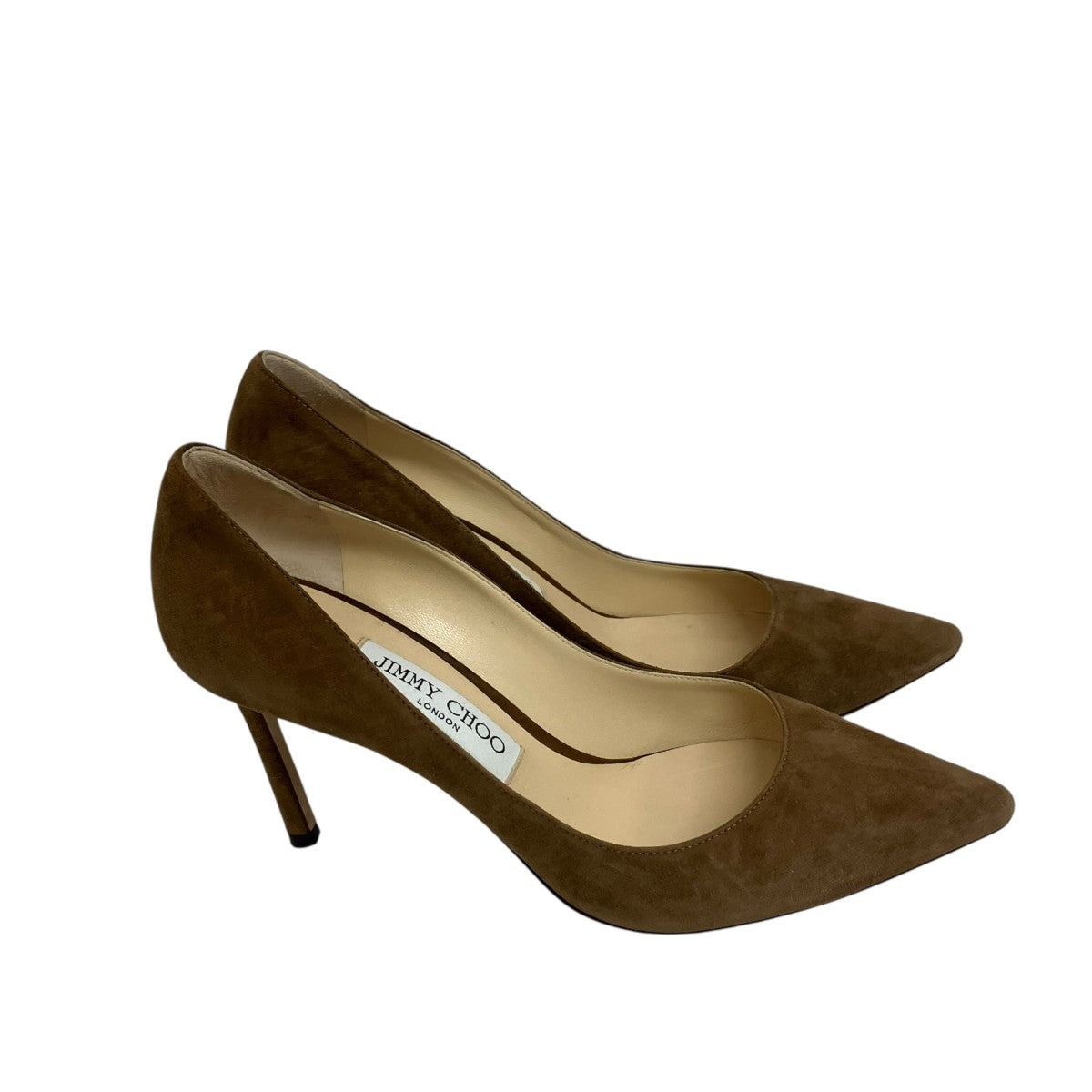 JIMMY CHOO(ジミーチュウ) ヒールパンプス ブラウン サイズ 37 1/2