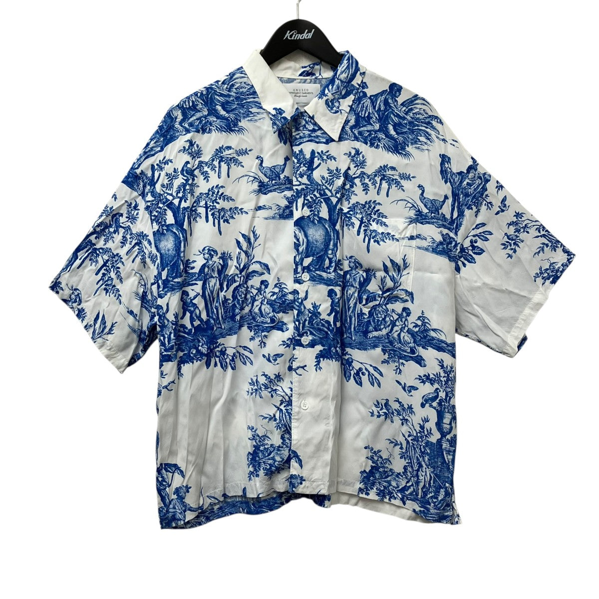 24SS4 Continents Print Short Sleeve Shirt半袖シャツUS2418