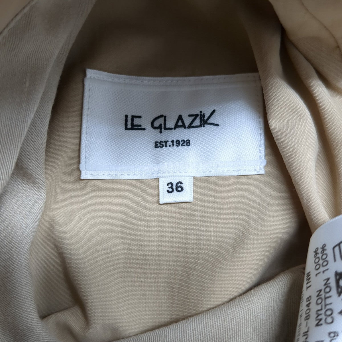 LE GLAZIK リバーシブルコートJL-8048 古着・中古-9枚目のアイテム画像