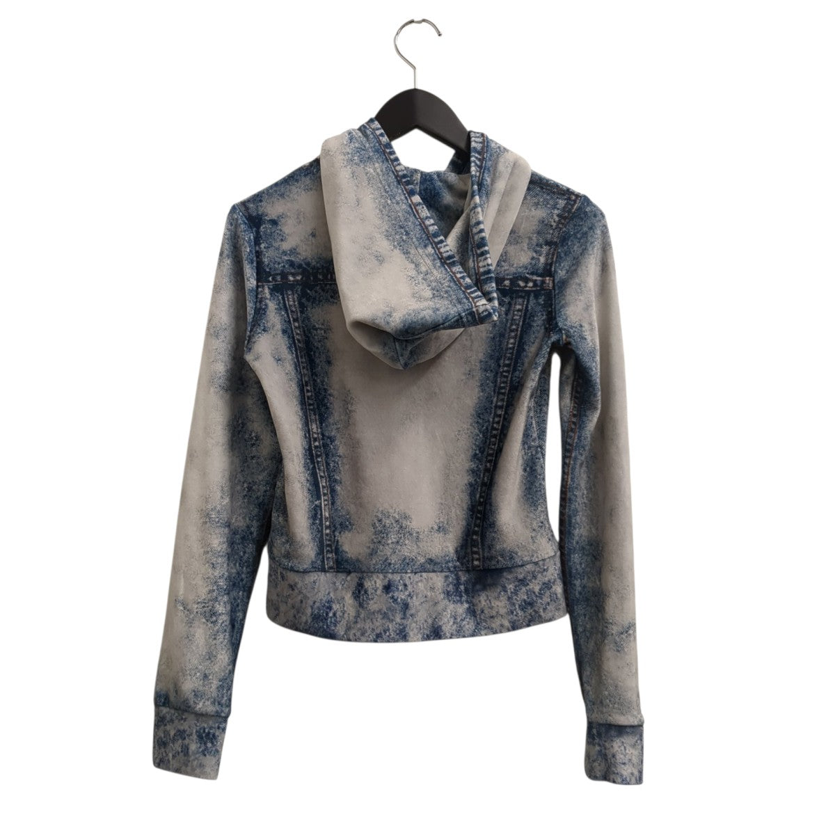 DIESEL F-BRIT Velour デニム転写パーカーパーカーOKHAN 古着・中古-2枚目のアイテム画像