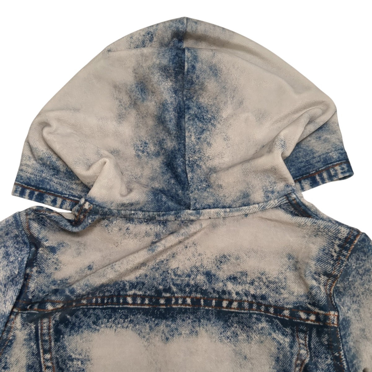 DIESEL F-BRIT Velour デニム転写パーカーパーカーOKHAN 古着・中古-6枚目のアイテム画像