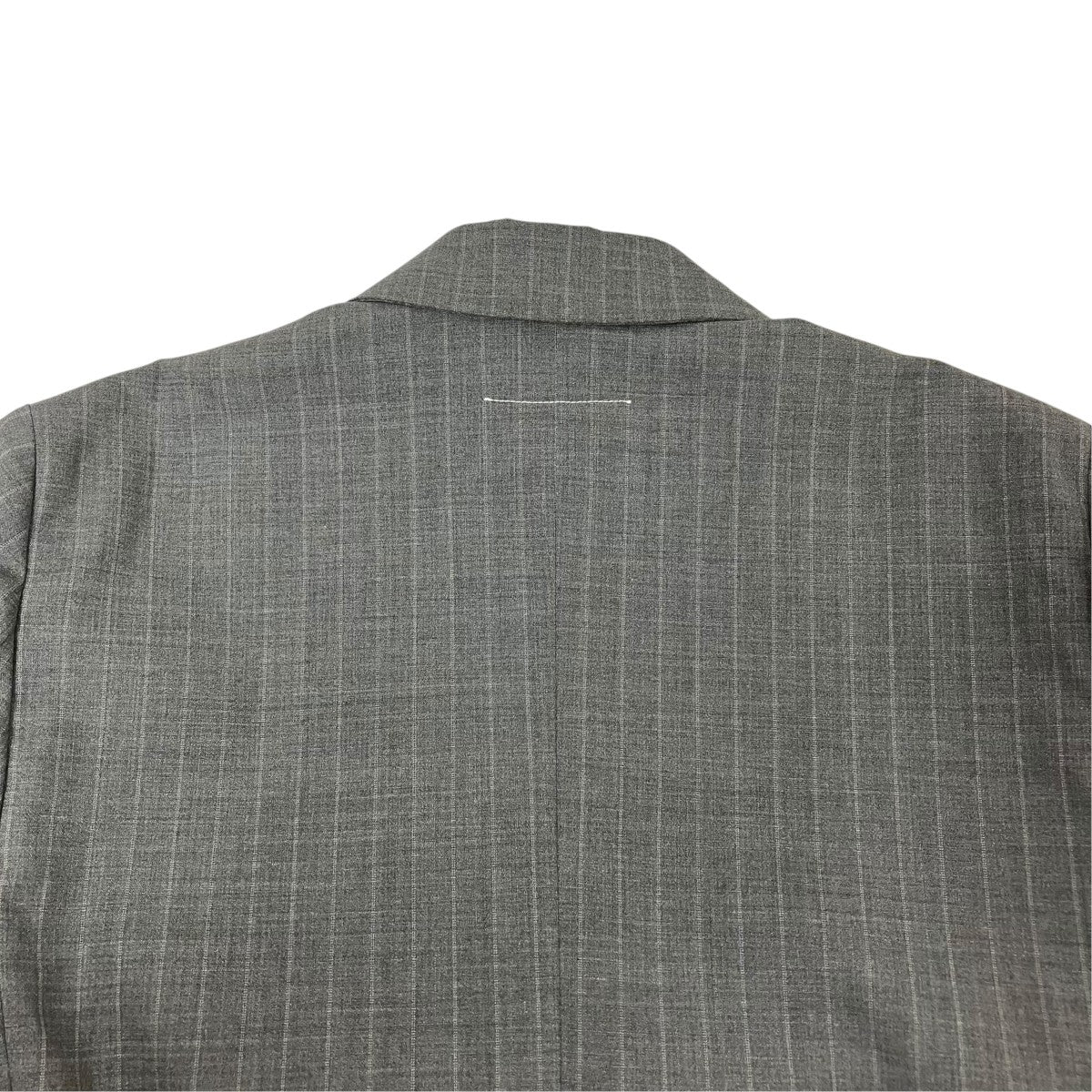 MM6 Maison Margiela Cropped Pinstriped Wool BlazerジャケットS62BN0036 古着・中古-5枚目のアイテム画像