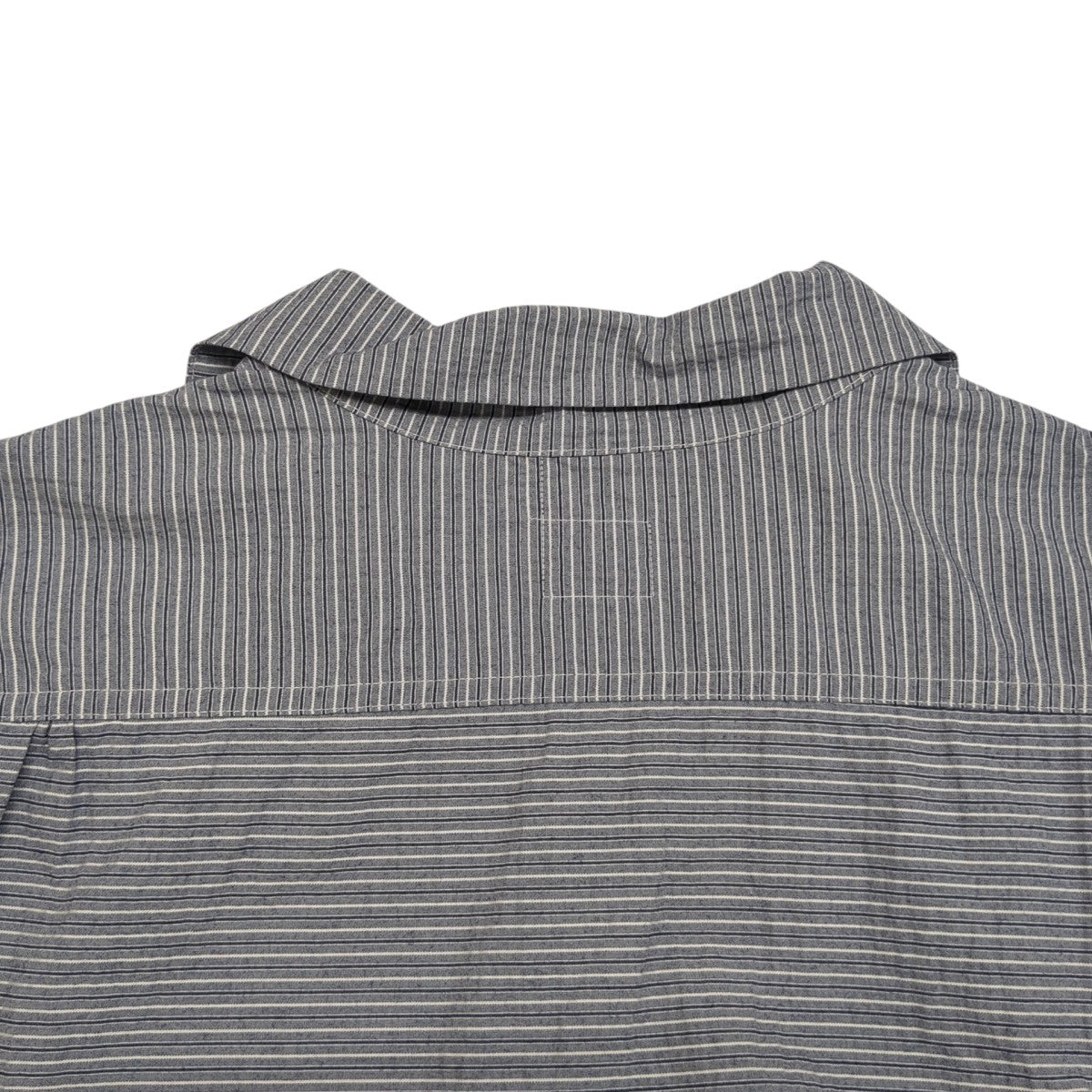 POST O’ALLS New Basic Shirtボーダー半袖シャツ1207B-HS1 古着・中古-4枚目のアイテム画像