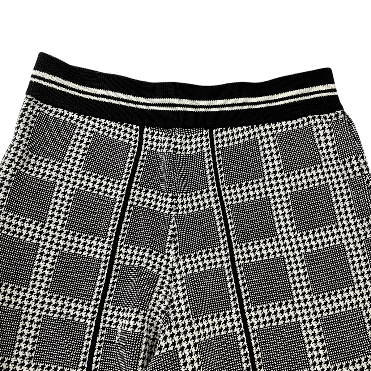 23SSMulti Plaid Geometric Knit TrousersニットパンツMM23PS-KN719