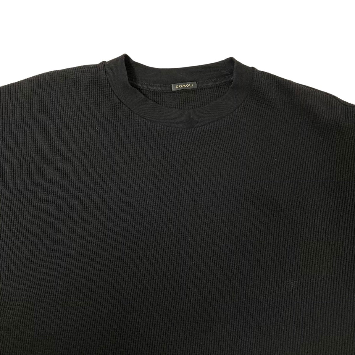 コットンワッフル 長袖TシャツD01-05041