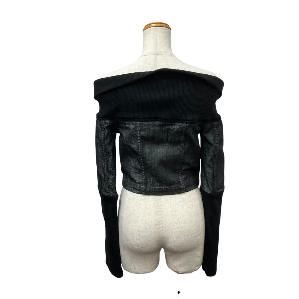 Heaven by Marc Jacobs Denim And Rib Topデニムジャケット3F3RJC036D04 古着・中古-2枚目のアイテム画像