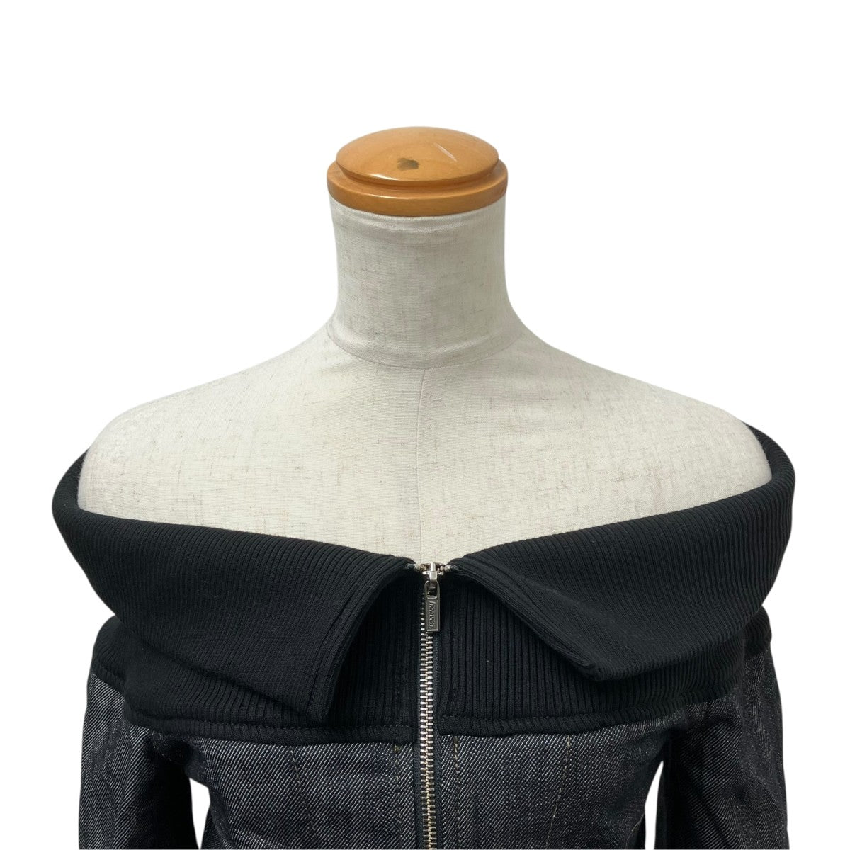 Heaven by Marc Jacobs Denim And Rib Topデニムジャケット3F3RJC036D04 古着・中古-5枚目のアイテム画像