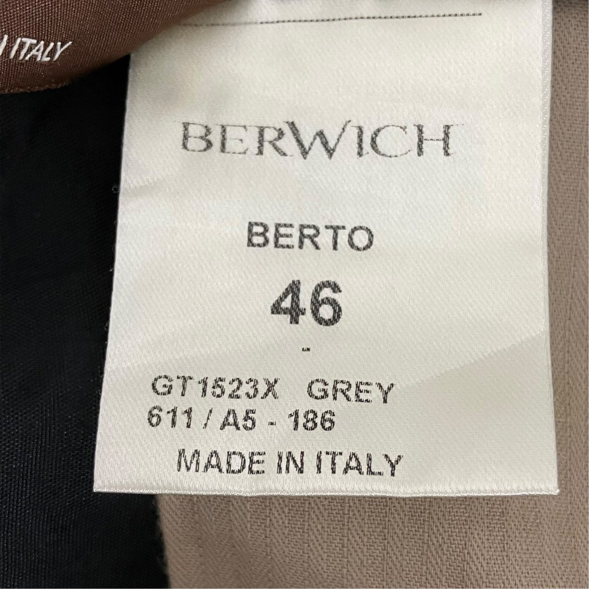 BERWICH スラックス 古着・中古-7枚目のアイテム画像