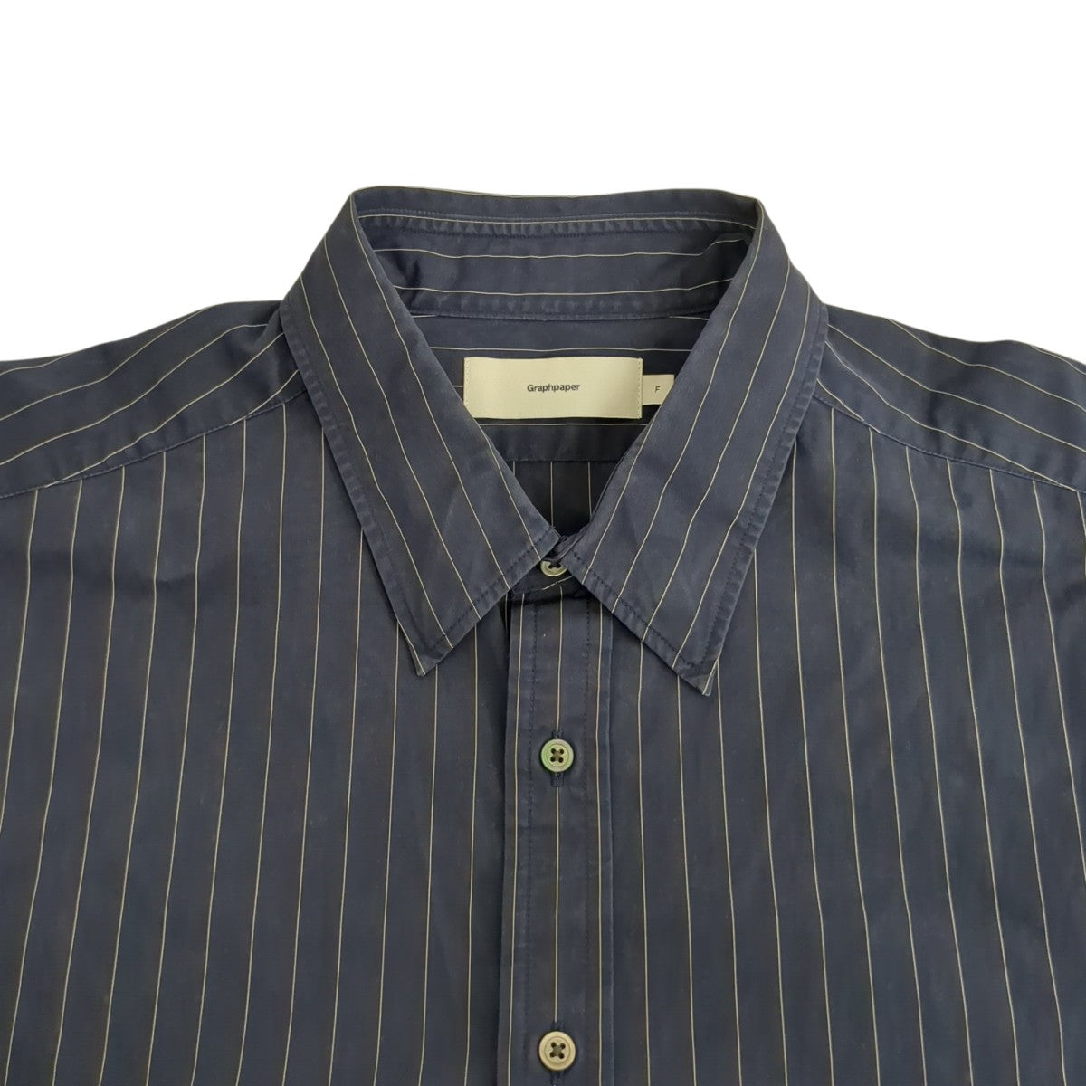 23SSHigh Count Broad Regular Collar Shirt長袖シャツGM231-50241B