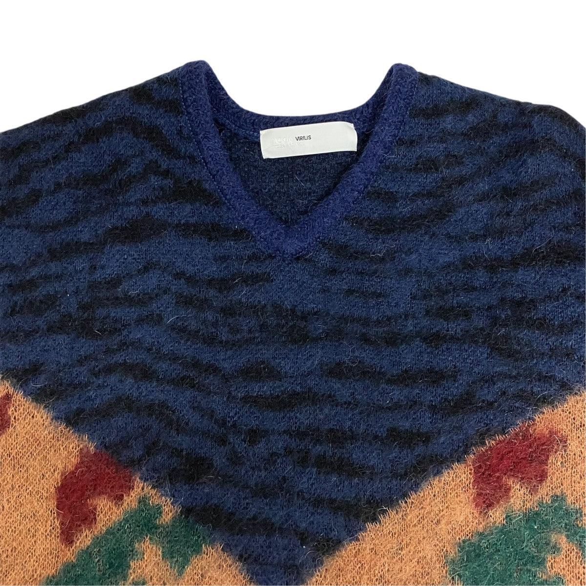 TOGA VIRILIS 19AWMOHAIRMOHAIR ANIMAL JACQUARD KNITニットTV92-XN303 古着・中古-3枚目のアイテム画像
