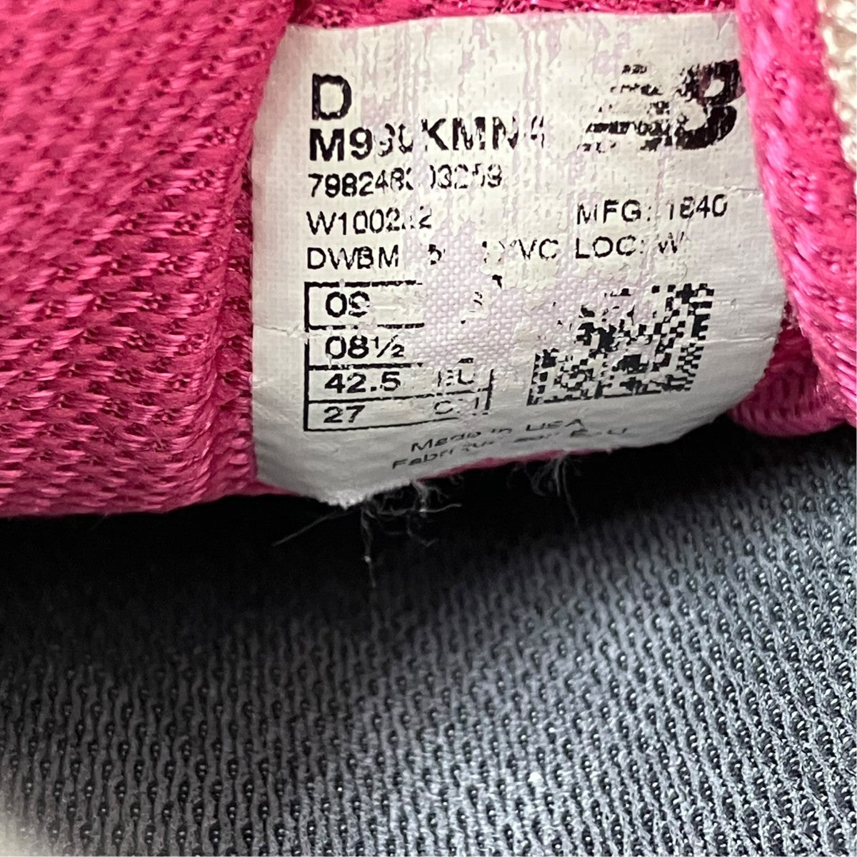 スニーカーM990KMN4 990V4 Pink Ribbon
