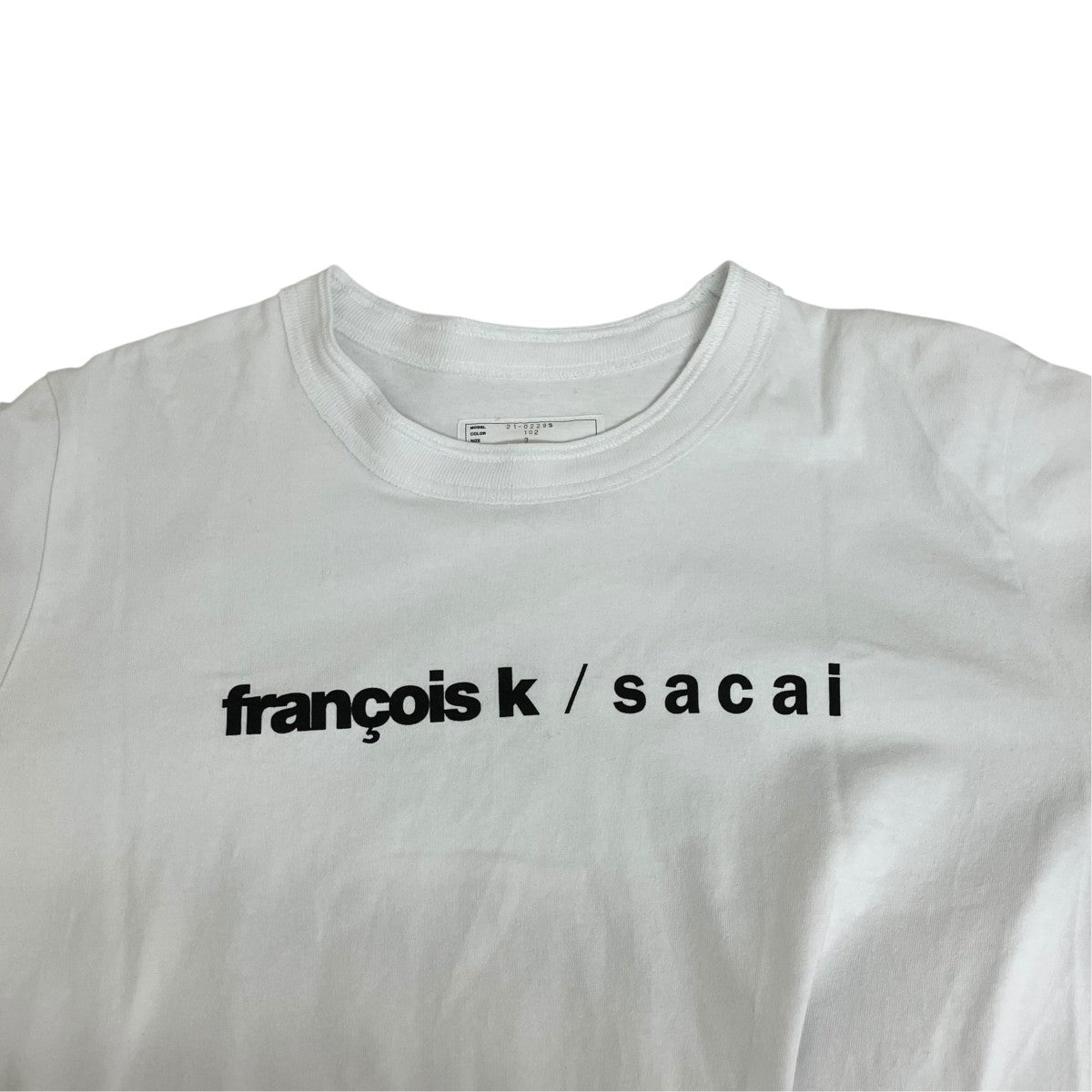 sacai×Francois K world of echoes 長袖カットソー21-0229S 21-0229S