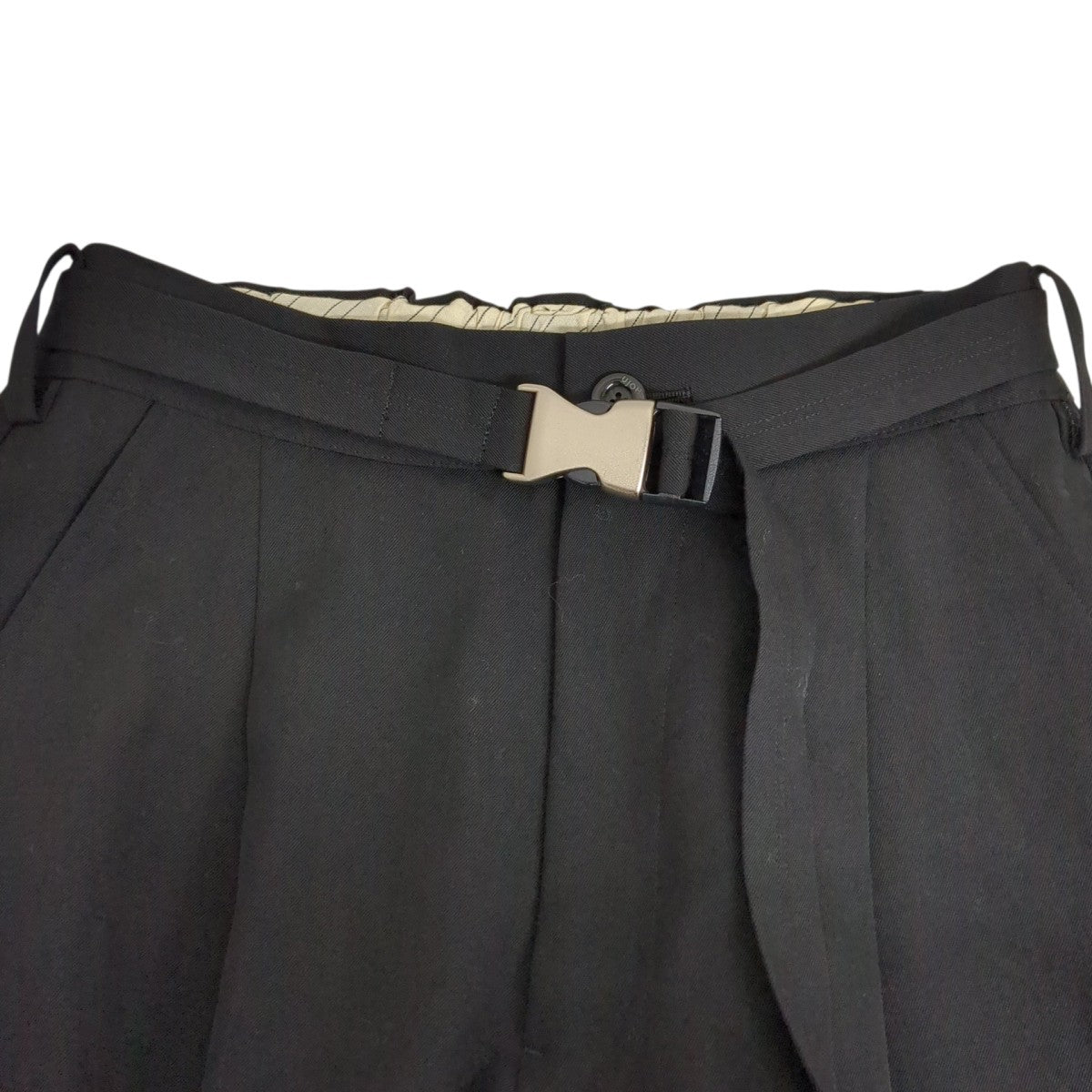 スラックスU743-P01-103 Belted Wide PNT