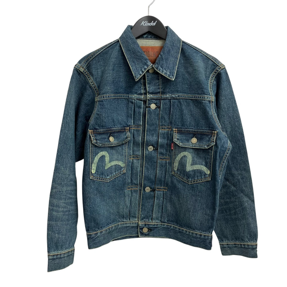 EVISU MIJ TIGER PRESHRUNK DENIM JACKETデニムジャケット2EAHJM5DJ6013XXDN 古着・中古-1枚目のアイテム画像