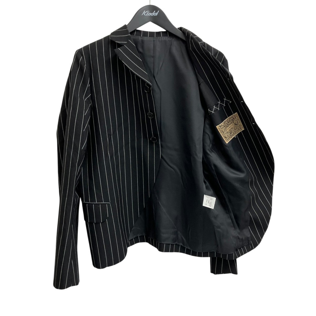 Tropical Whit Stripes-Blackテーラードジャケット13452