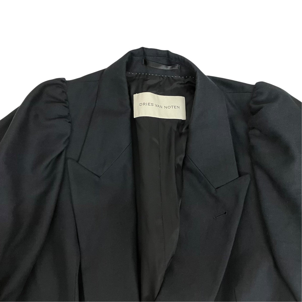 DRIES VAN NOTEN(ドリスヴァンノッテン) ジャケット ブラック サイズ