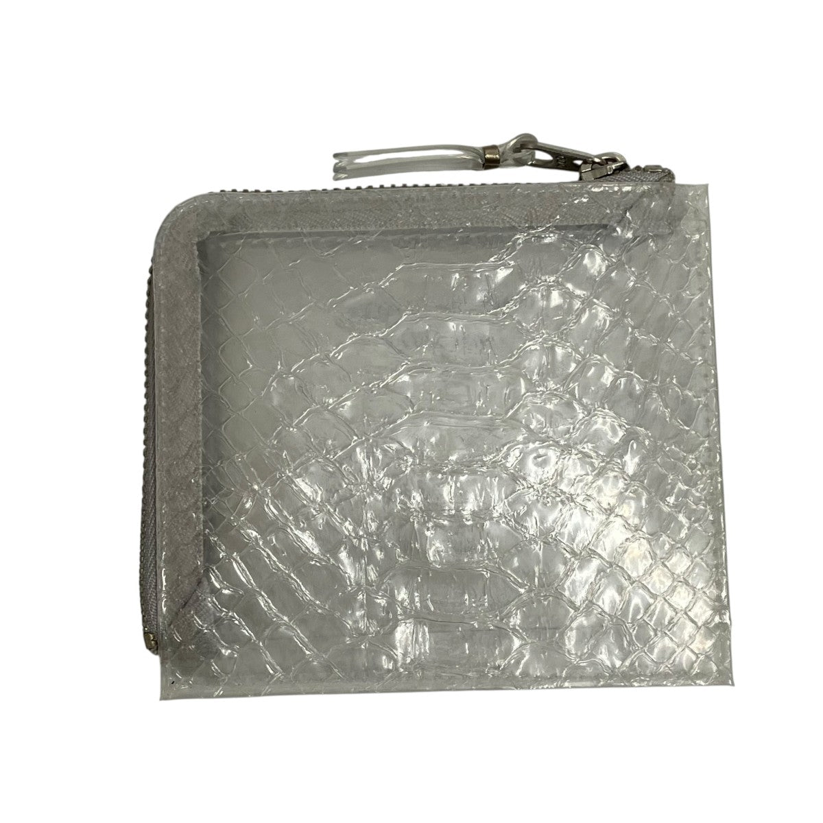 COMME des GARCONS Snake Transparent L Zip Wallet Transparent財布SA3100ST 古着・中古-2枚目のアイテム画像