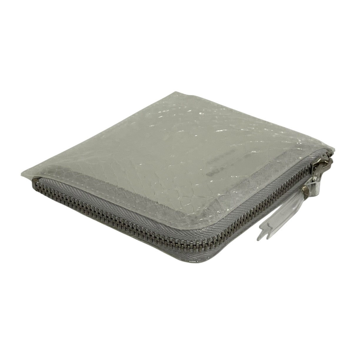 COMME des GARCONS Snake Transparent L Zip Wallet Transparent財布SA3100ST 古着・中古-4枚目のアイテム画像