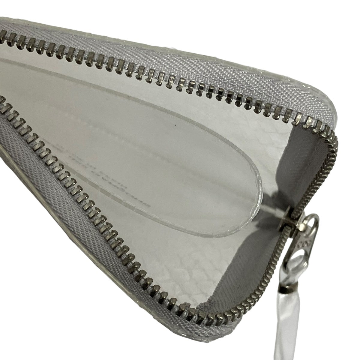 COMME des GARCONS Snake Transparent L Zip Wallet Transparent財布SA3100ST 古着・中古-5枚目のアイテム画像