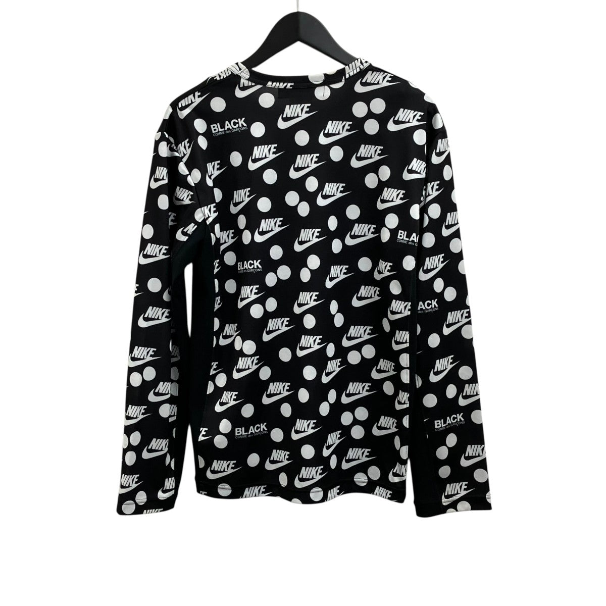 ドット柄長袖Tシャツ1D-T103