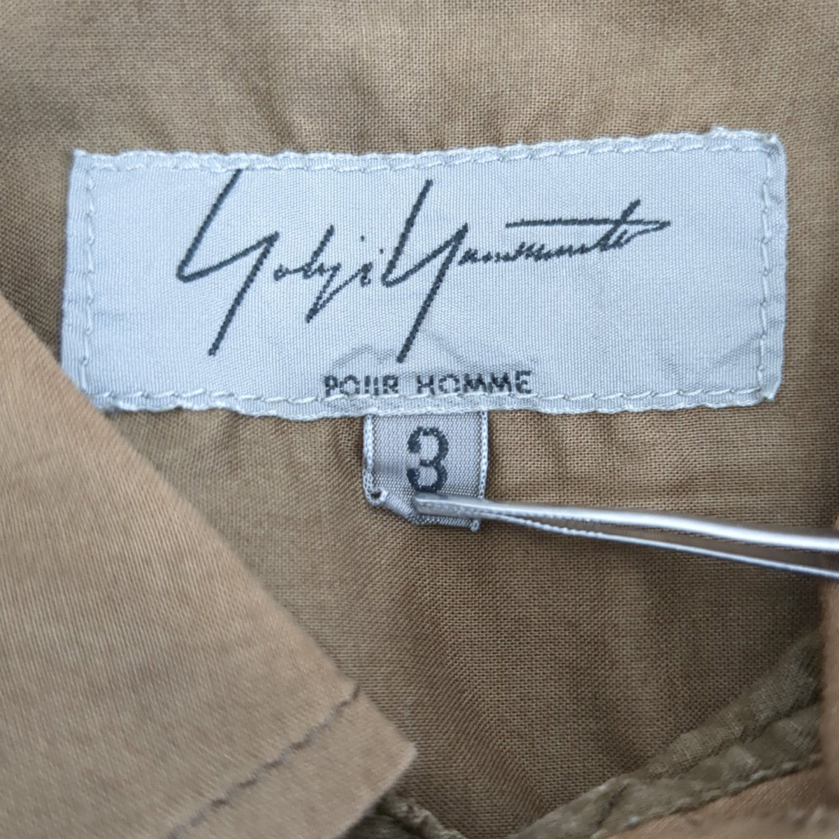 YOHJI YAMAMOTO 長袖シャツHR-B03-800 古着・中古-6枚目のアイテム画像