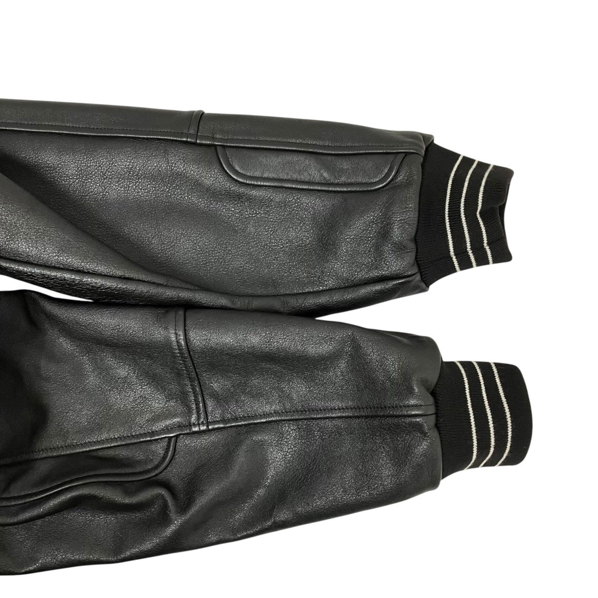 LUSTER WOOL ＆ LEATHER VARSITY JACKETジャケットawa562m