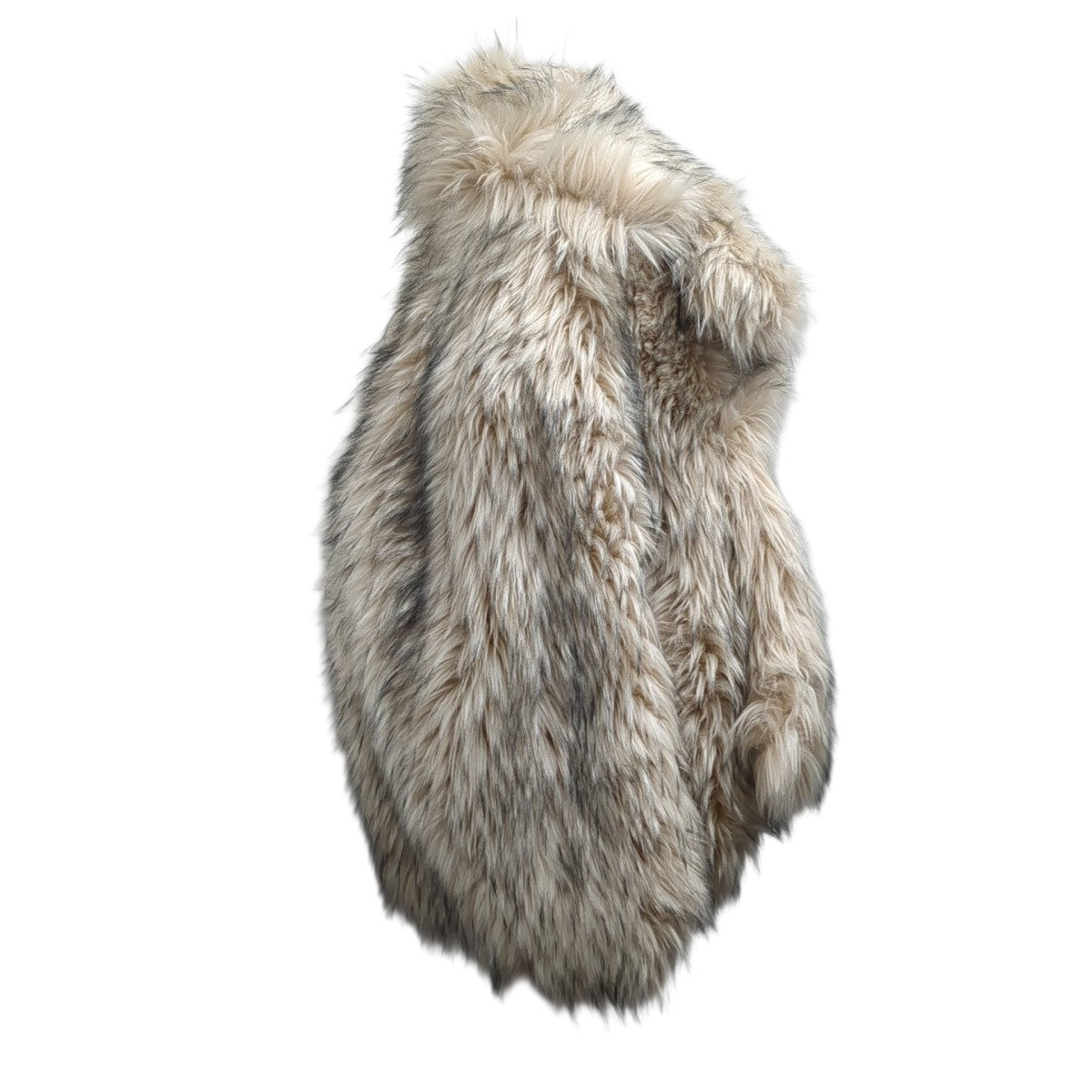 COAT-FAUXWOLF FURジャケットS75AA0420 D35095