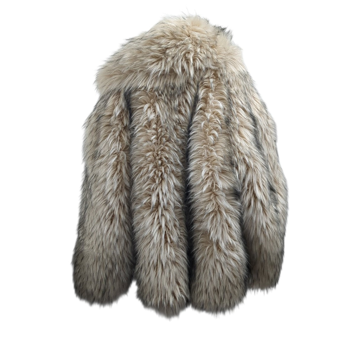 COAT-FAUXWOLF FURジャケットS75AA0420 D35095