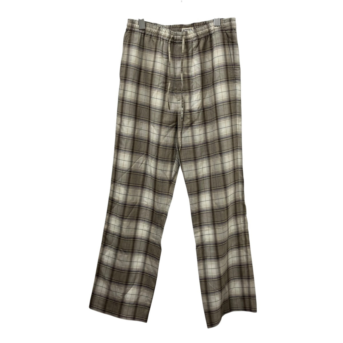 SUPER LIGHT WOOL CHECK EASY SLACKSチェックパンツA23AP02LC