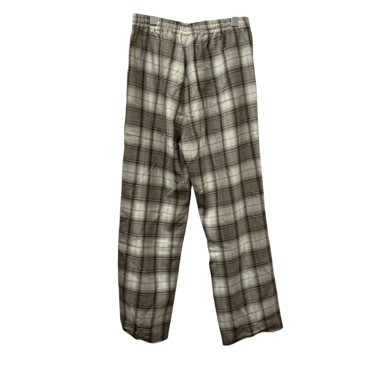 SUPER LIGHT WOOL CHECK EASY SLACKSチェックパンツA23AP02LC