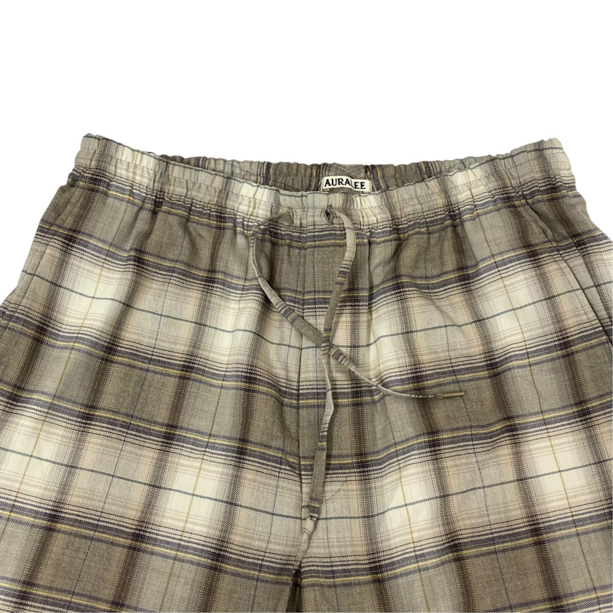 SUPER LIGHT WOOL CHECK EASY SLACKSチェックパンツA23AP02LC