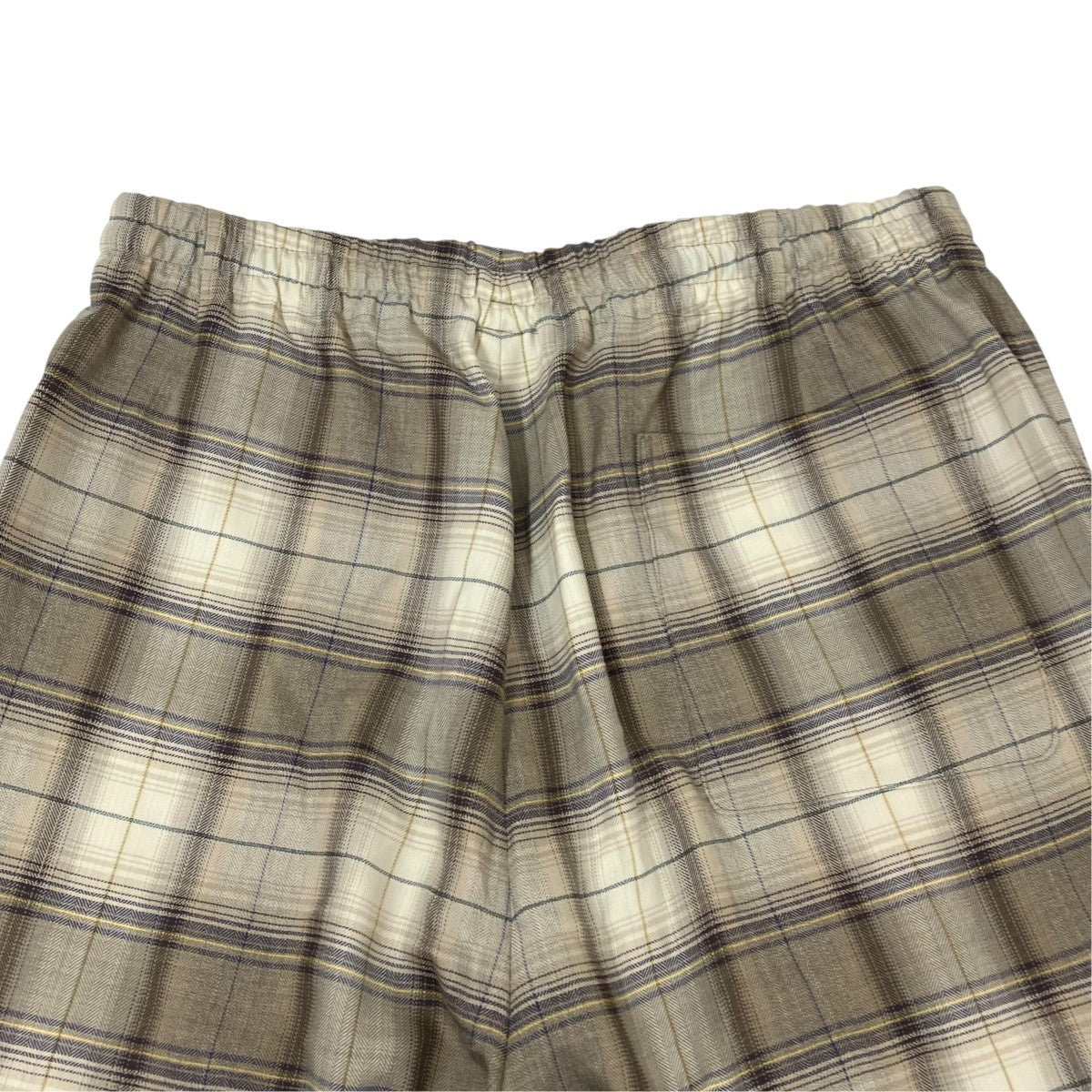 SUPER LIGHT WOOL CHECK EASY SLACKSチェックパンツA23AP02LC